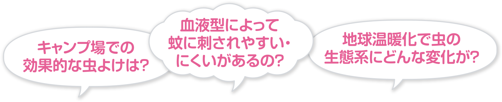 キャンプ場での効果的な虫よけは？血液型によって蚊に刺されやすい・にくいがあるの？地球温暖化で虫の生態系にどんな変化が？